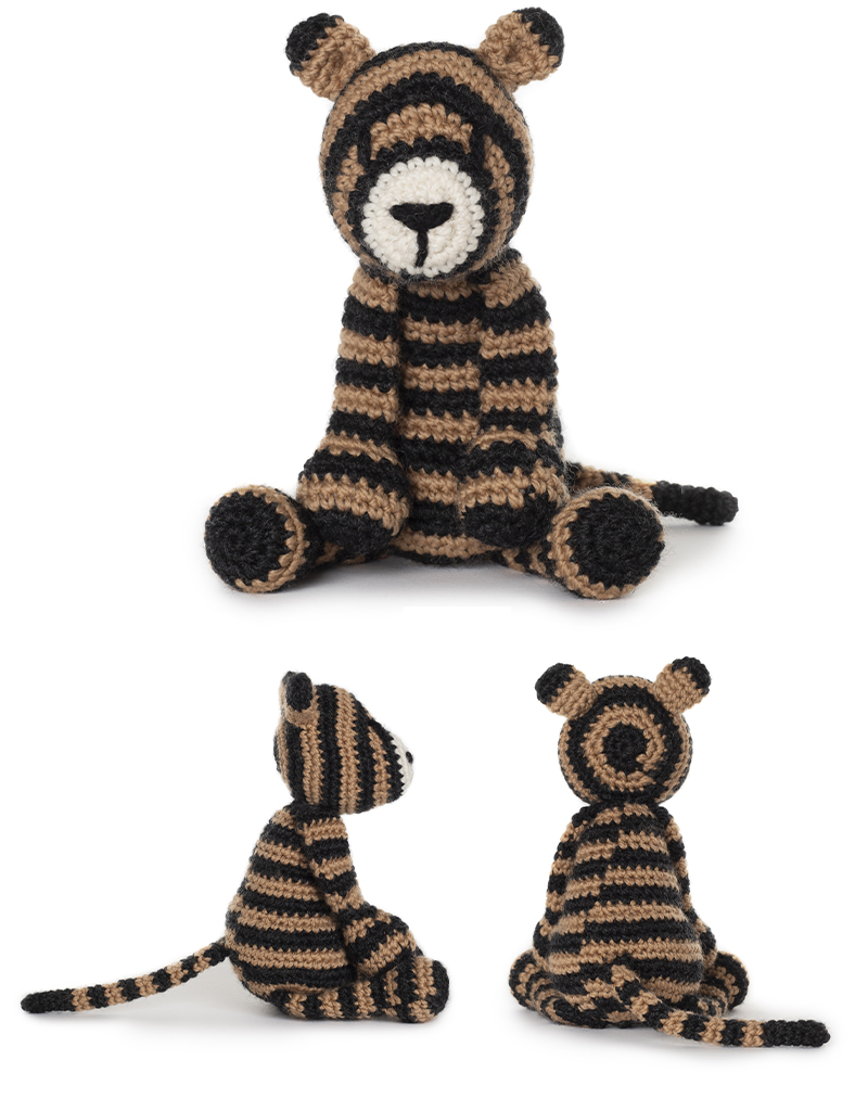 toft laurence the tiger amigurumi crochet animal